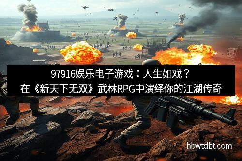97916娱乐电子游戏：人生如戏？在《新天下无双》武林RPG中演绎你的江湖传奇